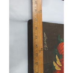 Vintage Artist Joyce Langelier Lobster Seafood Restaurant Wood Board Wall Mount