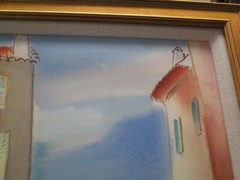 JULES RAUSCHERT PAINTING IMPORTANT AMERICAN MASTER IMPRESSIONIST COASTAL TOWN
