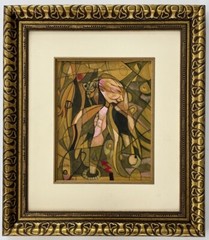 Paul Klee Mixed Media painting 1890s-1940s in the style