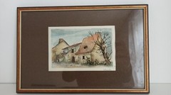 German artist Heck. Watercolor. Original 1990-2000 6
