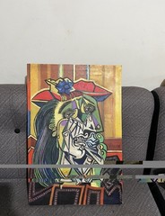 Pablo Picasso (Handmade) Signed Oil Painting on Canvas 16×24 in Modernism .