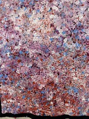 Bessie Pitjara 💕Aboriginal Art 110cm X 73cm COA Supplied BP14F-A