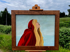 Jane Woodson, 2008, original oil painting, Signed, Custom Made Frame, BEAUTIFUL