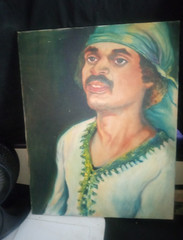Carlos Santana Oil painting