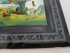 Hand Painted Landscape&Home Scene~Hand Signed Ceramic Art Tile 8″x12″ Mexico~New