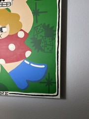 One Of A Kind Burger Babie One Of A Kind Canvas Painting!! -ADDELINE-