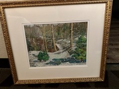 Letty Frazier Signed Original Oil and Pastel- “February Snow”