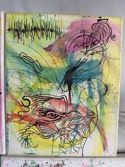 Set of 4 Original Abstract Acrylic Paintings Modern Art Gallery Wall Canvas 10×8