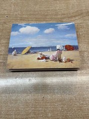 On the Beach A William Merritt Chase Fine Art REPLICA Greeting CARDS 12 cards