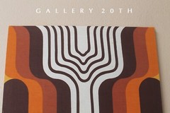 GORGEOUS! DANISH MODERN TAPESTRY! ORANGE VINTAGE 60S 70S TEXTILE MID CENTURY ART