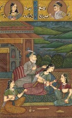 Mughal Harem Art – Handmade Indian Miniature Painting On Paper 6.5×9 Inches