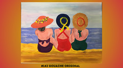 original gouache figurative paintings, art, gouache, watercolor, painting