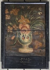 19th c Folk Art Still Life-Richmond 1832