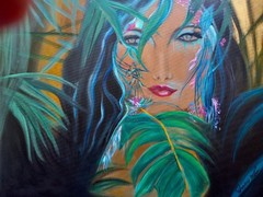 HAWAII ARTIST „SEDUCTION“ OVERSIZE PAINTING ONE OF A KIND