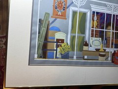 Rare Anita Gronendahl (1941 – 1994) „Carversville Store“ Watercolor Painting