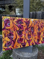 “Tainted Hearts” Original Art Peice, multimedia – Limited 1/1 Slawn inspired