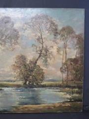 George Davidson Scottish Aberdeen River Landscape Early 20th Century