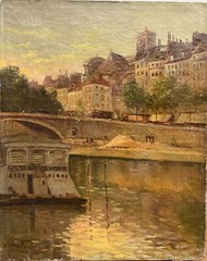 Léon Ballin (XIX-XX) – Paris, The Pont Neuf, Circa 1900