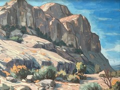 MATTHEW MICHAEL REYNOLDS PAINTING CONTEMPORARY FAMOUS LANDSCAPE CALIFORNIA 16″