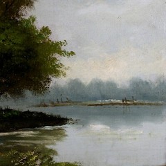 Barbizon School Oil Painting after Antoine Richard (1822-1891)