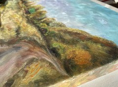 Original signed landscape oil painting