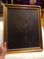 1968 Painting „Handicapped by Prejudice“ 3rd Prize Winner Syracuse University