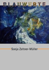 xxl oil painting blue spatulated orig sign ZM abstract blue 155×95 stretched canvas