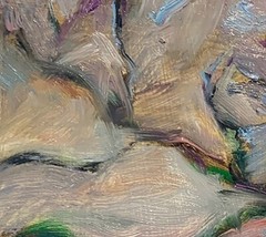 Blue Moon, Oil Painting, VanGogh Sky, Weeping Tree, by Van Ness