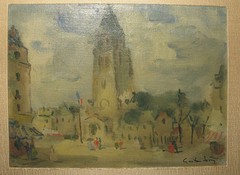 Gaston Jarry ’60s View of Paris Listed Argentinian Paris School Modernist