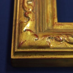 11 x 14 – 14 x 18 in Plein Air Hand Carved Picture Frame Gilded in 22k Gold Leaf