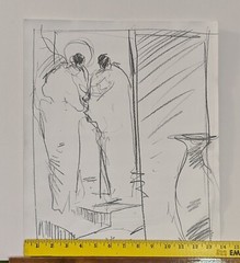 SaLe !!!!!!!!!!! 14″x17″ JOSE TRUJILLO Signed Original Drawing 2017