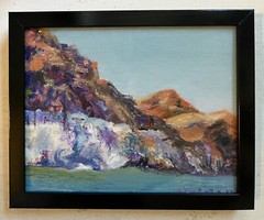 Lake View, Original Oil Painting, Frame