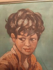 1960’s Oil Painting Signed FISHER As Is
