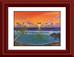 Original Artwork, Tropical Vibrance – 12 X 16