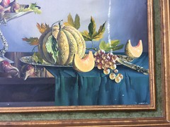 Vintage Oil On Canvas 36″ X 28″ By ANN SATTLER – SIEGERSCHMIDT, LISTED ARTIST