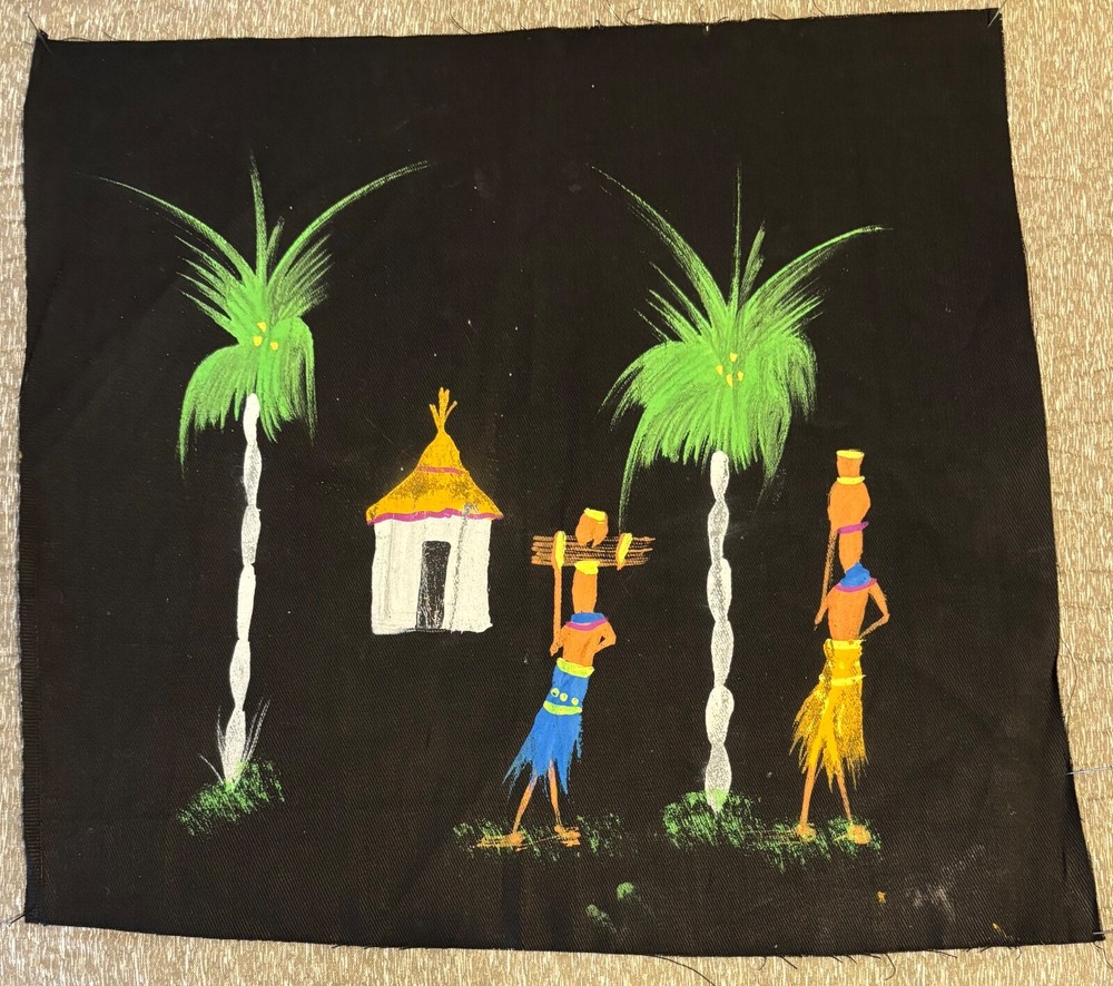 Nigerian Acrylic Paintings Artist Xxassin African Art Original Stunning!