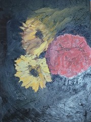 Flowers Study – Original Oil Painting – Expressive Floral Art – One of a…