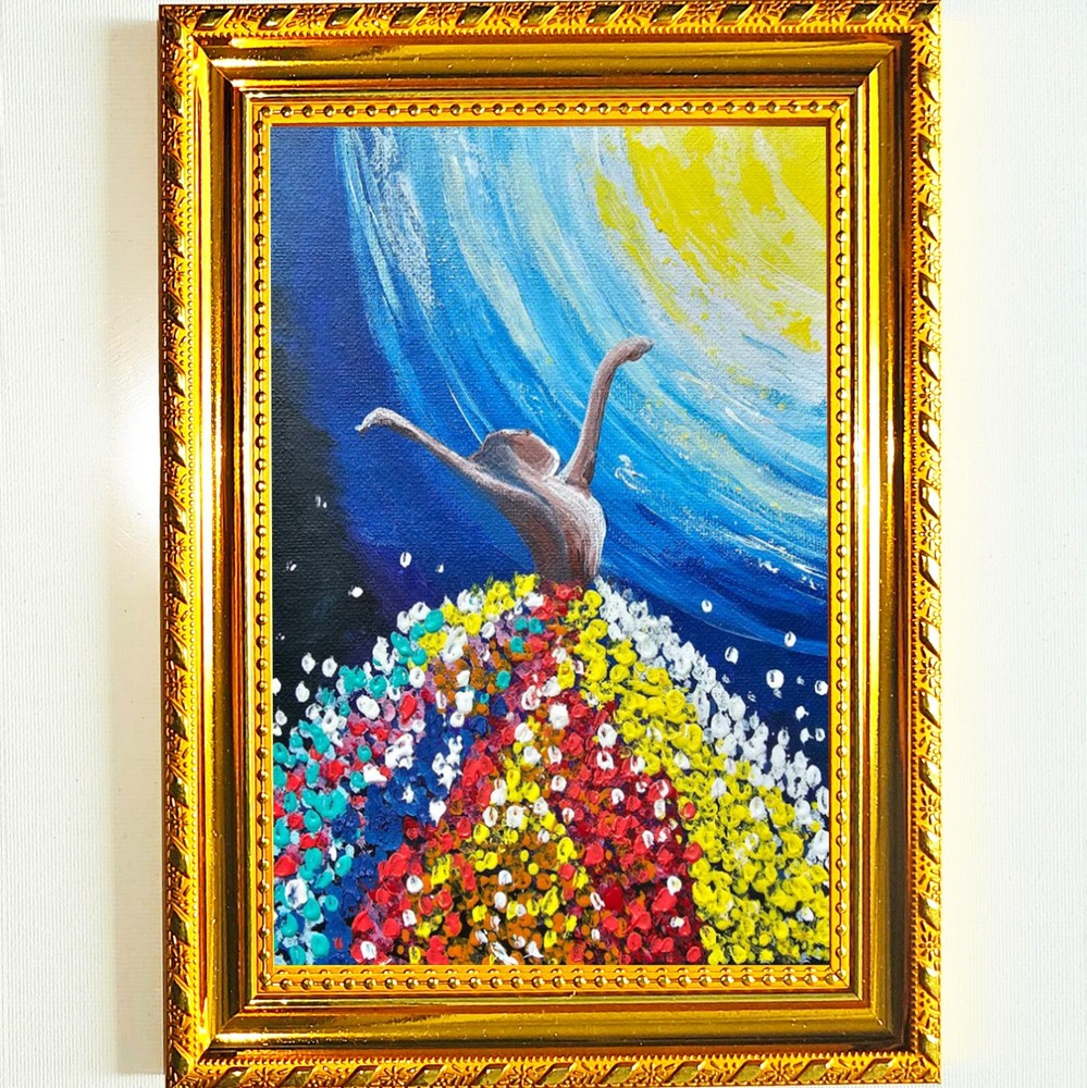 Ballerina Painting Original Art Dancer Wall Art Ballet Gift Dancer Wall ArtOrig