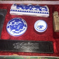 beautiful vintage oriental painting kit