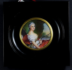 Marie Adélaide de Bourbon Miniaturmalerei Miniature Lupenmalerei Damenportrait