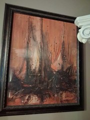 Original Signed Danny Garcia Oil On Canvas