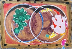 Woodstock New York Conceptualist Artist Franklin Ross („Bud“) Drake Painting