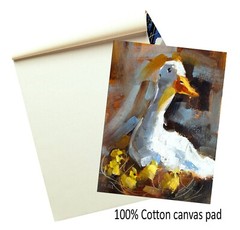 Original Oil Painting Goose with Chicks Farm Animals Wall Decor Gift