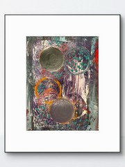 Original Abstract Expressionism 9×12 Mulitcolor Handmade Signed Fine Art 20