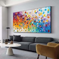 Hand Painted Abstract Wall Art 3D Oil Painting On Canvas Home Decoration XhBB226