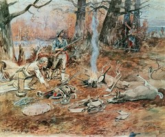 Charles Russell Doubtful Painting Reproduction – Giclee Canvas/Paper/Stretched