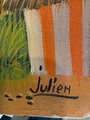 Haitian Painting by Master Artist Julien Valery (1958-2001)