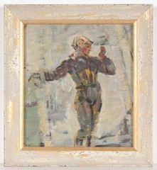 Anatoli Dovzhenko (1932-1991) „Young Worker“, Tempera, 1960s