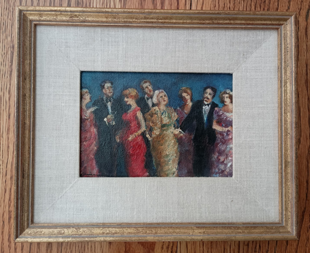 1997 Soiree-Trustees Ball – Naples’s Janine Wesselmann -ORIGINAL ART not a print