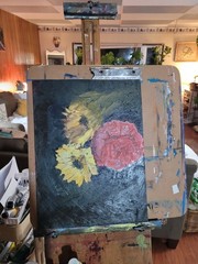 Flowers Study – Original Oil Painting – Expressive Floral Art – One of a…